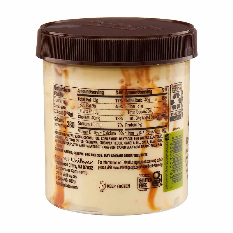 Talenti Caramel Toffee Crunch Gelato, 1 pt
