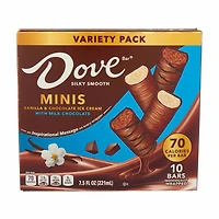 Dove Milk Chocolate Ice Cream Minis, 10 ct