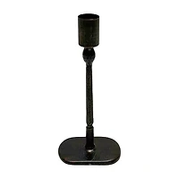 8inch Metal Black Taper Candle Holder