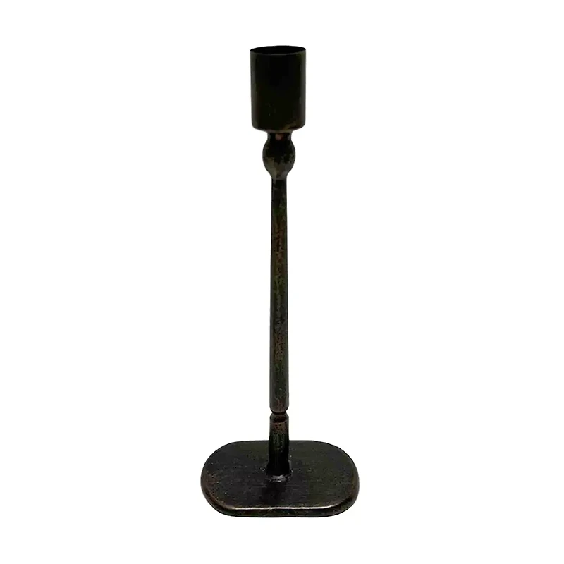10inch Metal Black Taper Candle Holder