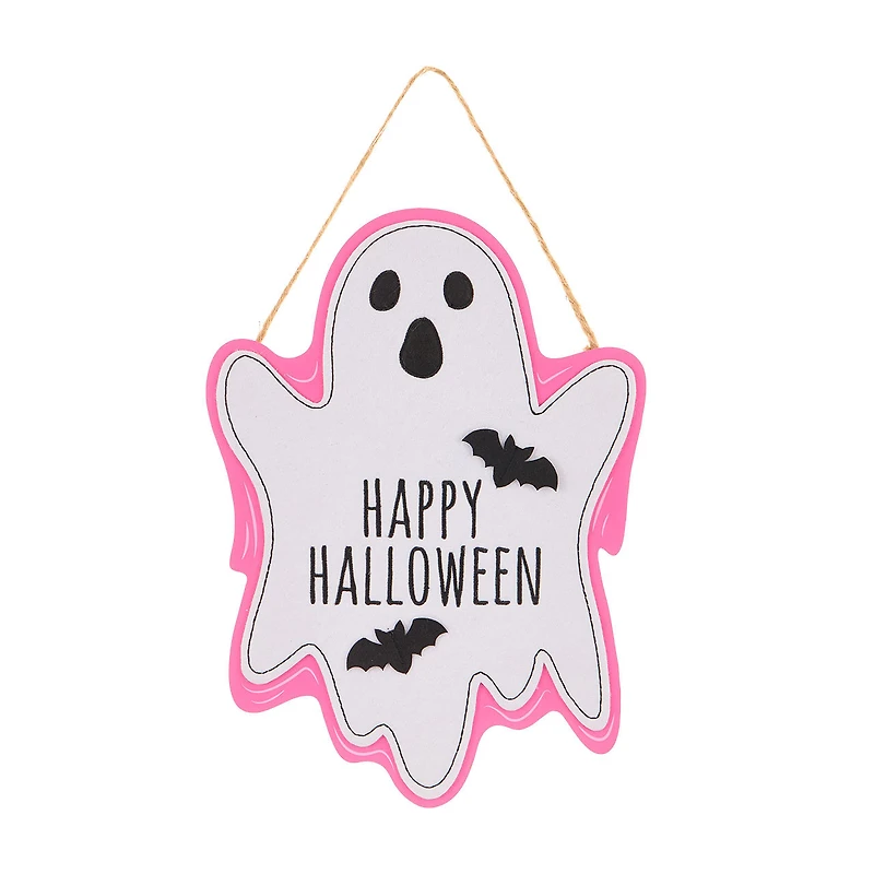 Halloween Ghost Wall Sign
