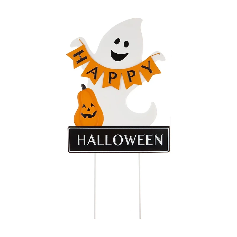 Halloween Boo Ghost Yard Sign