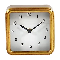 5 inch gold clock
