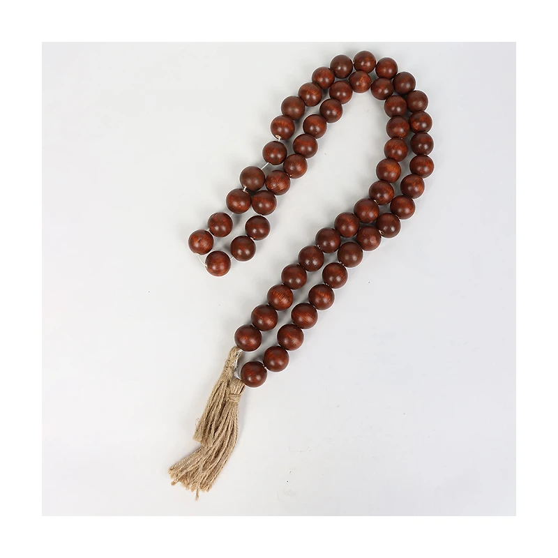 Brown Wood Beads Chain
