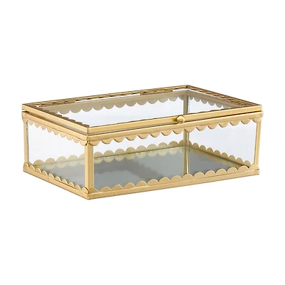 Small Gold Glass Box