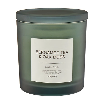Bergamot Tea & Oak Moss Scented Candle, 13 oz
