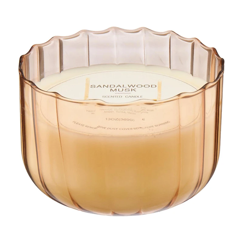 Sandalwood Musk Scented Candle, 13 oz
