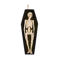 Halloween Resin Skeleton & Coffin Decoration