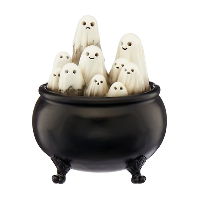 Halloween Ghost Cauldron Decoration