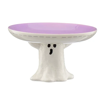 Halloween Ceramic "Boo" Ghost Cake Stand