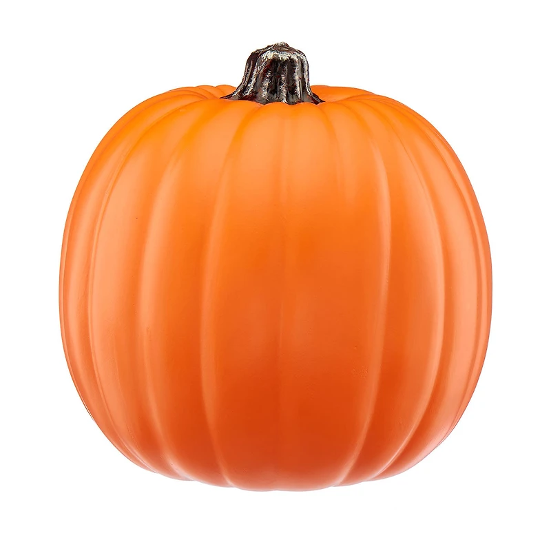 Halloween Craft Pumpkin, 9 in, Orange