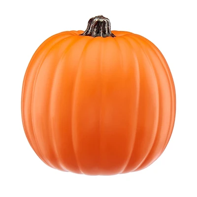 Halloween Craft Pumpkin, 9 in, Orange