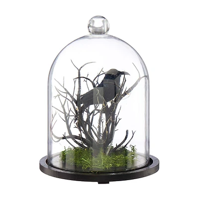 Halloween Light Up Raven Cloche