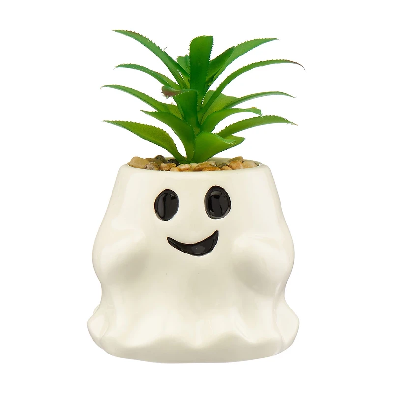 Halloween Ghost Succulent Pot