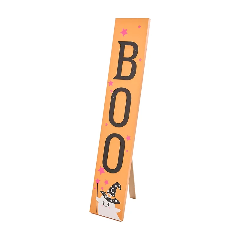 "Boo" Halloween Porch Leaner Sign
