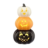 Halloween Ceramic Pumpkin Stack