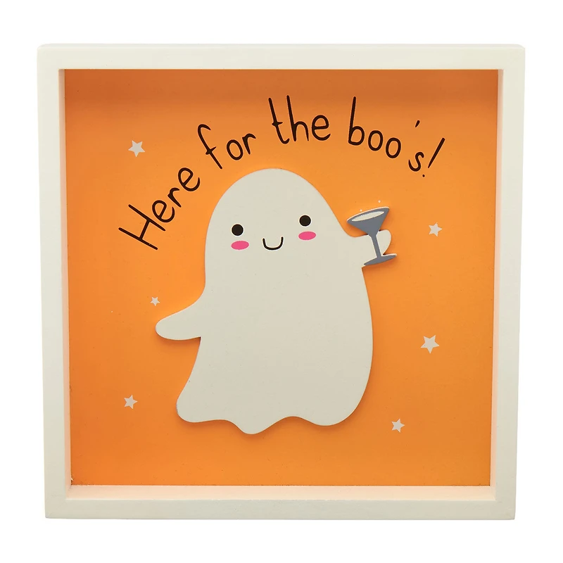 Halloween Ghost Tabletop Sign, Assorted