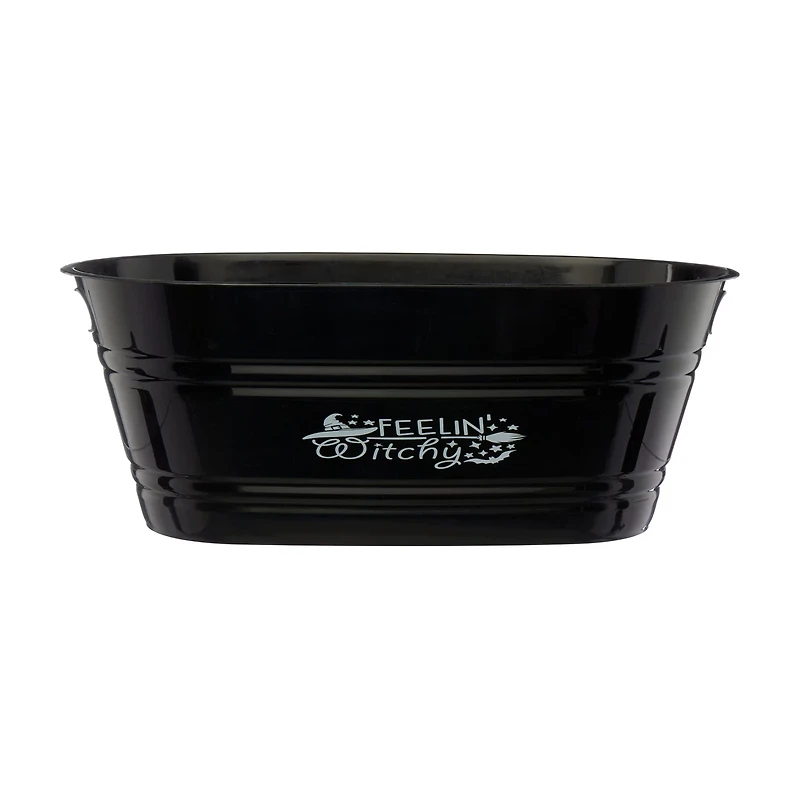 Halloween Oval Plastic Bucket, Assorted