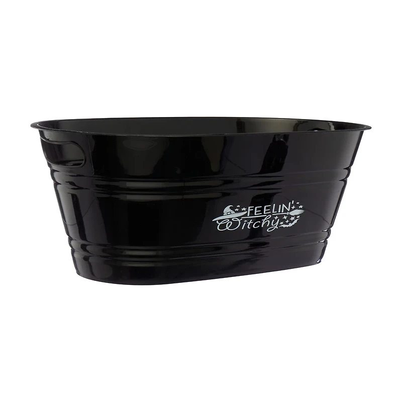Halloween Oval Plastic Bucket, Assorted