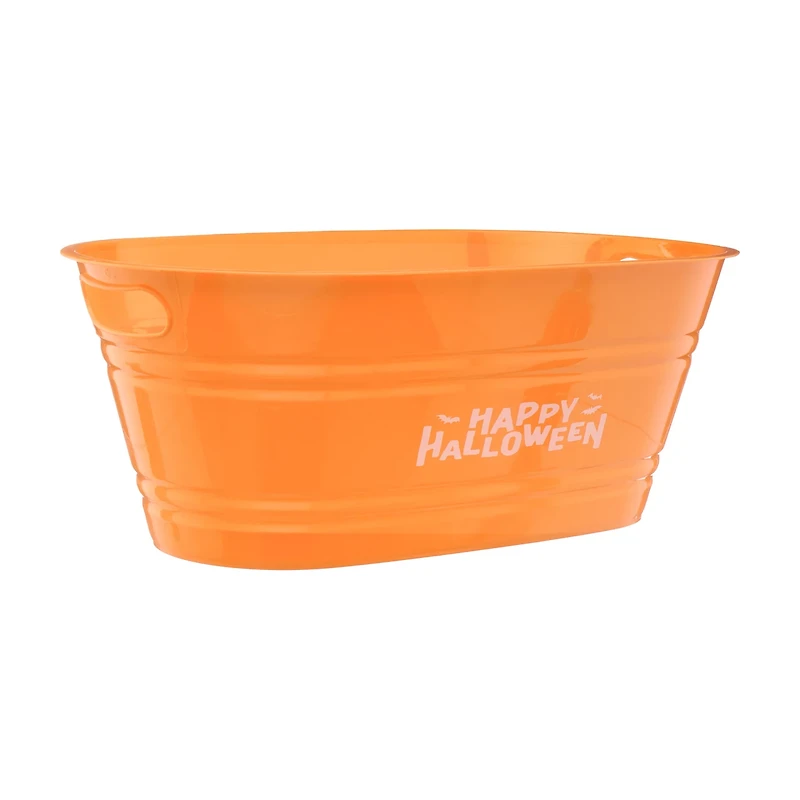 Halloween Oval Plastic Bucket, Assorted