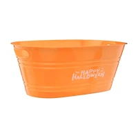 Halloween Oval Plastic Bucket, Assorted