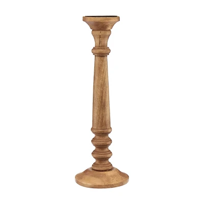 Wood Candle Stick, 18 in