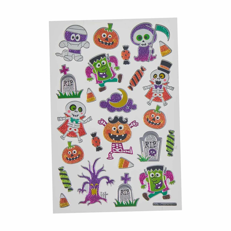 Halloween Novelty Stickers, 24 ct - Assorted