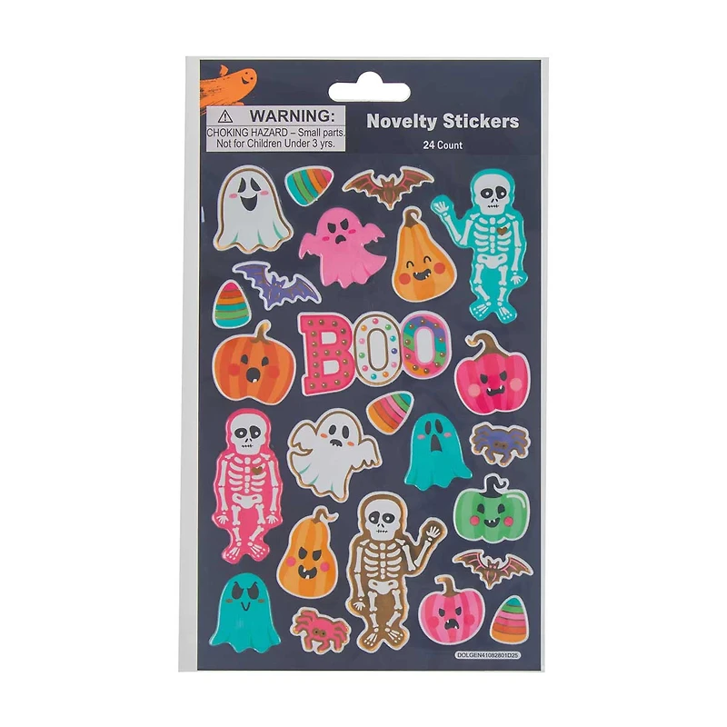 Halloween Novelty Stickers, 24 ct - Assorted