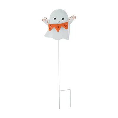 Halloween Metal Ghost Stake Décor, 1 ct - Assorted