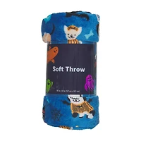 Halloween Printed Soft Throw, 50 in x 60 in, Assorted