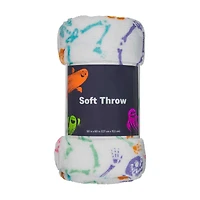 Halloween Printed Soft Throw, 50 in x 60 in, Assorted