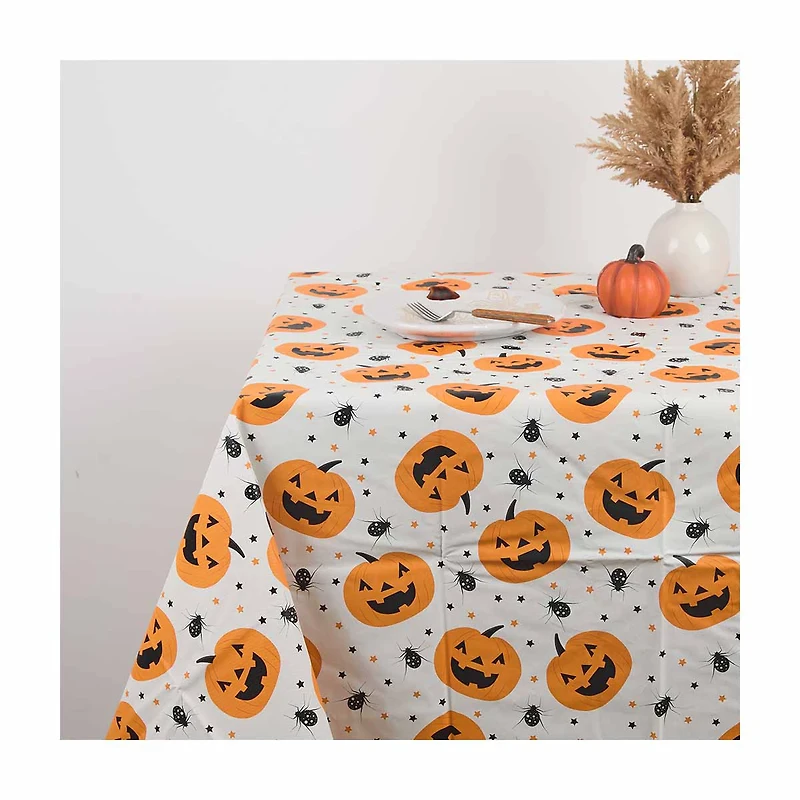 Halloween PEVA Tablecloth, 52 in x 70 in, 1 ct - Assorted