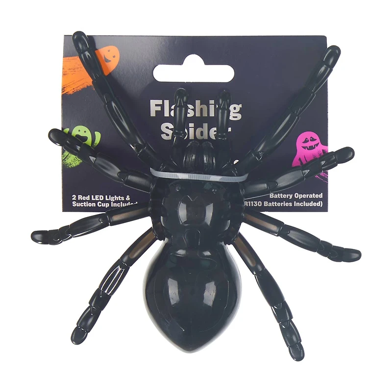 Halloween Flashing Spider, 1 ct - Assorted