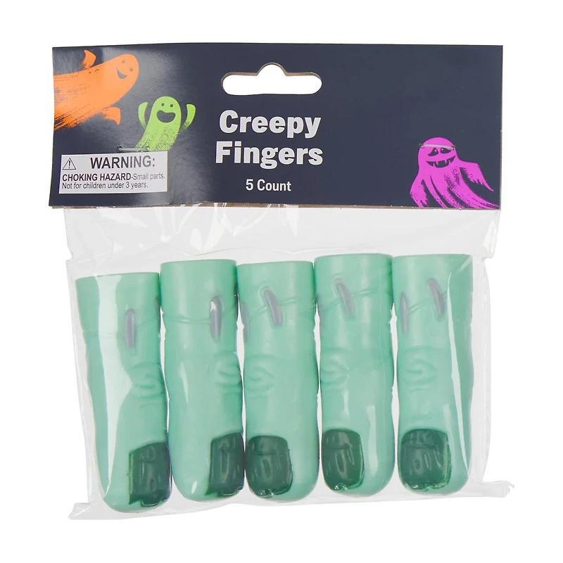 Halloween Creepy Fingers, 5 ct, 1 pk - Assorted