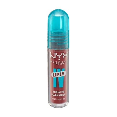 Nyx Lip IV Hydrating Gloss Serum, Blush Rush, 0.16 fl oz