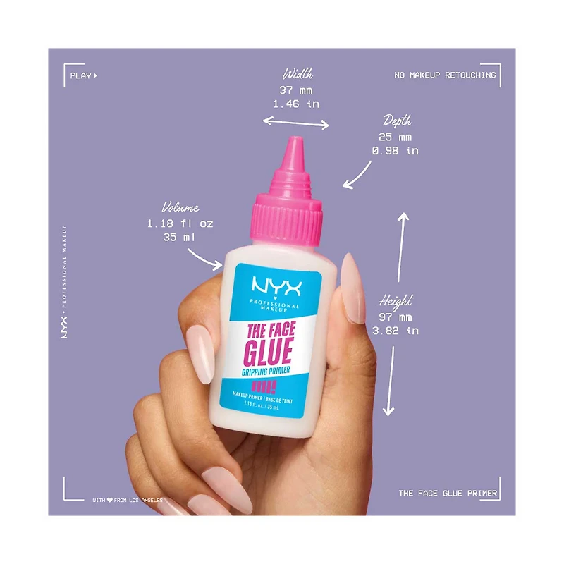 Nyx The Face Glue Gripping Primer, 1.18 fl oz