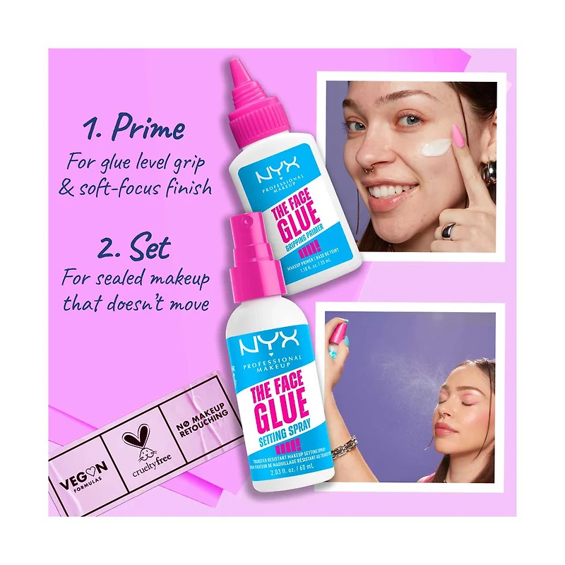 Nyx The Face Glue Gripping Primer, 1.18 fl oz