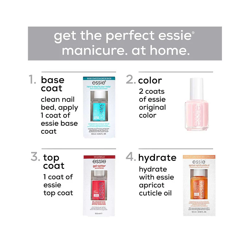 essie Salon-Quality Nail Lacquer, Vegan, Always Morphing Brown