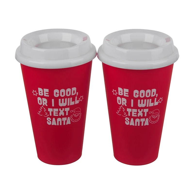 Christmas Coffee 2Go Cup, 2 ct, Assorted