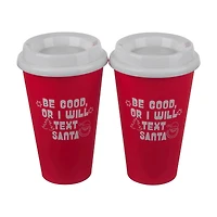 Christmas Coffee 2Go Cup, 2 ct, Assorted