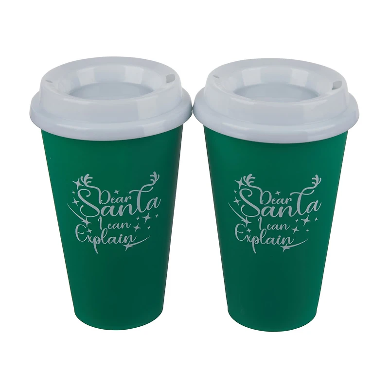 Christmas Coffee 2Go Cup, 2 ct, Assorted