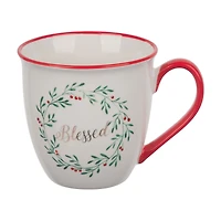 Christmas Golden Font Printed Mug, Assorted