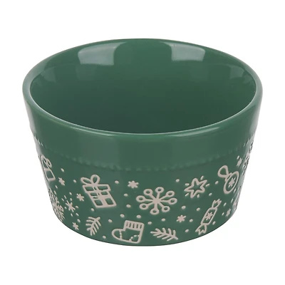 Christmas Printed Ramekin, Assorted