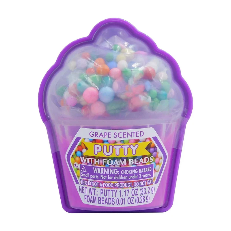 Scented Putty with Foam Beads/Scented Putty with Add-ins, Assorted