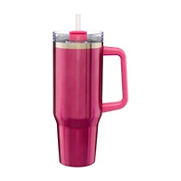Metallic Hot Pink Tumbler, 40 oz