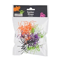Halloween Spider Rings, 30 ct - Assorted