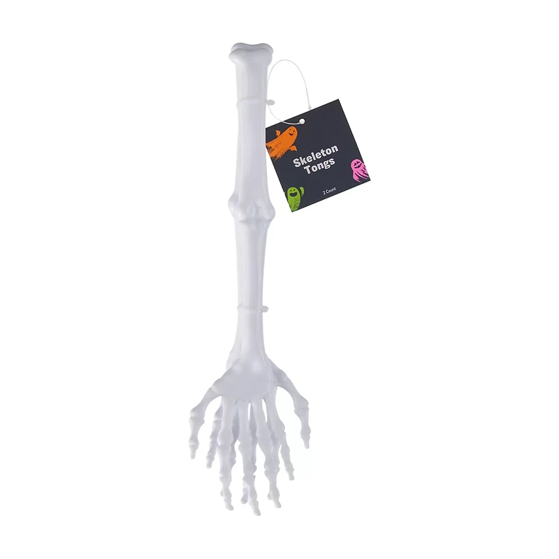Halloween Skeleton Tongs, 2 ct - Assorted