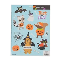 Halloween Themed Window Clings, 1 ct - Assorted
