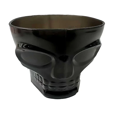 Black Skull Plastic Party Glass