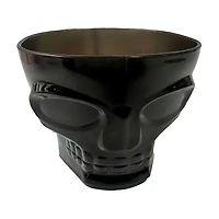 Black Skull Plastic Party Glass